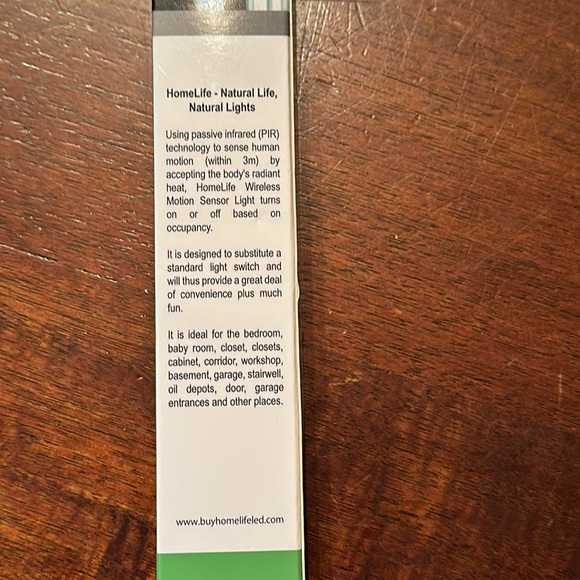 NEW HomeLife Wireless Motion Sensor LED Light - Picture 4 of 8